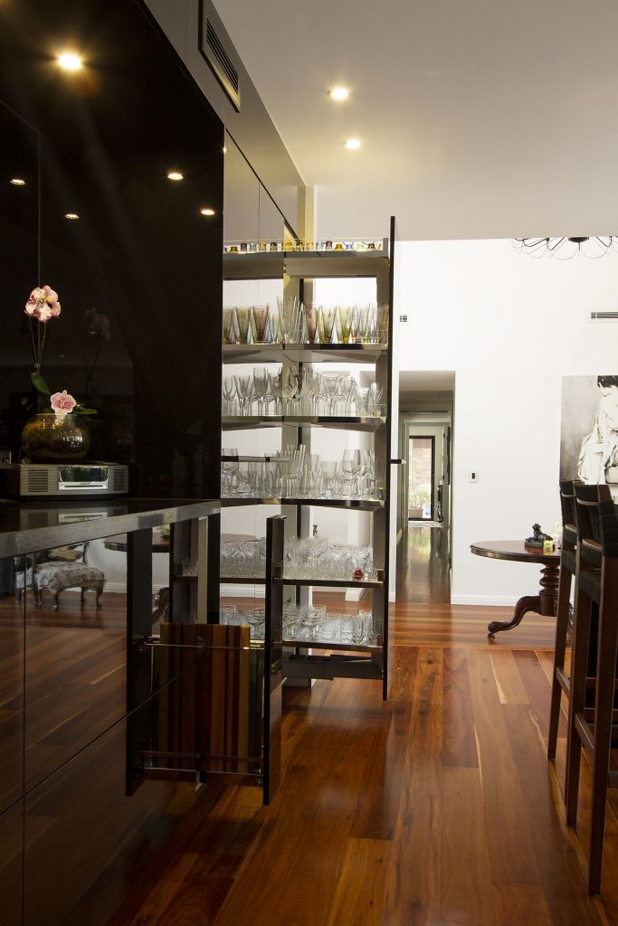 Stunning black kitchen renovation Brisbane Northside